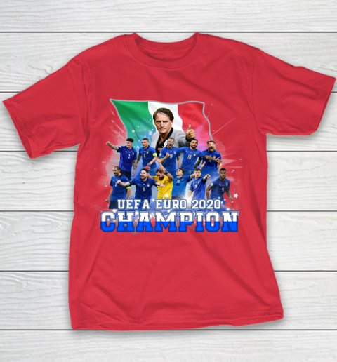 Italy European Champions 2020 Team Youth T-Shirt 7