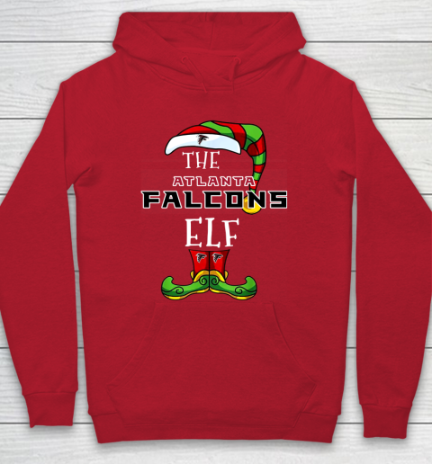 Atlanta Falcons Christmas ELF Funny NFL Hoodie 7