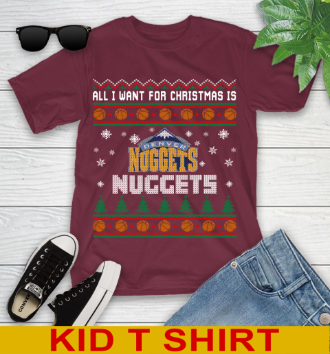 NBA Basketball All I Want For Christmas Is Denver Nuggets 101