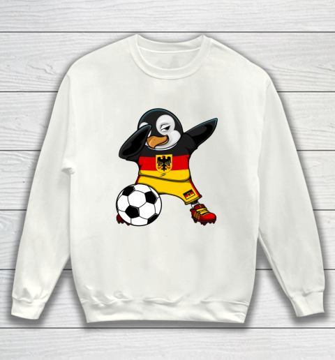 Dabbing Penguin Germany Soccer Fans Jersey Football Lovers Sweatshirt