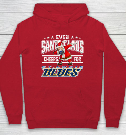 St.Louis Blues Even Santa Claus Cheers For Christmas NHL Hoodie 7