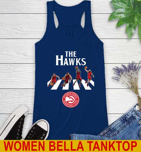 NBA Basketball Atlanta Hawks The Beatles Rock Band Shirt Racerback Tank 7