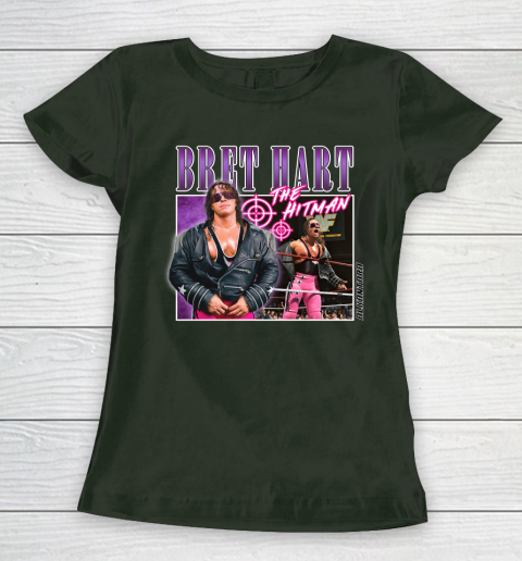 Bret Hart The Hitman Women's T-Shirt 4