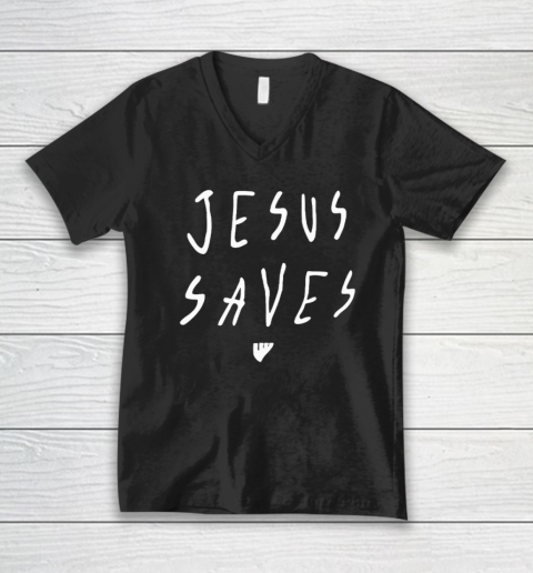 Julian Lewis Jesus Saves Shirt V-Neck T-Shirt