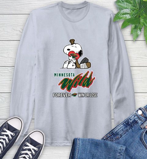 NHL The Peanuts Movie Snoopy Forever Win Or Lose Hockey Minnesota Wild 63