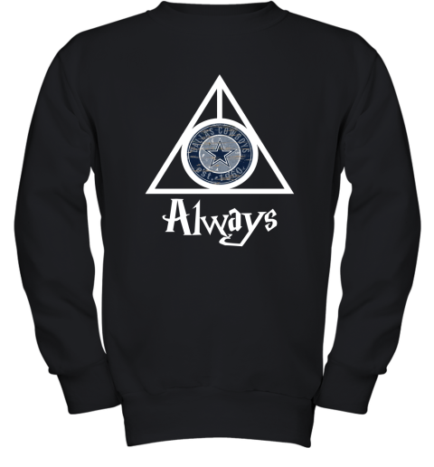 Always Love The Dallas Cowboys x Harry Potter Mashup Youth Sweatshirt