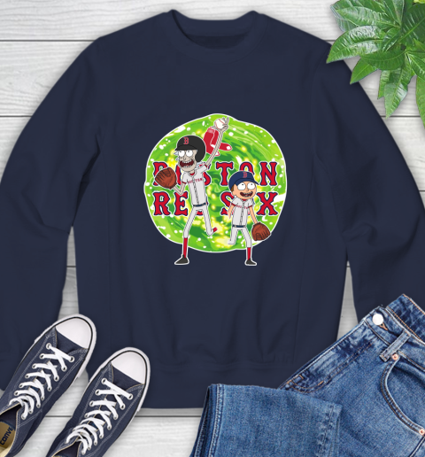 MLB Boston Red Sox Rick And Morty Baseball Sports Sweatshirt 3