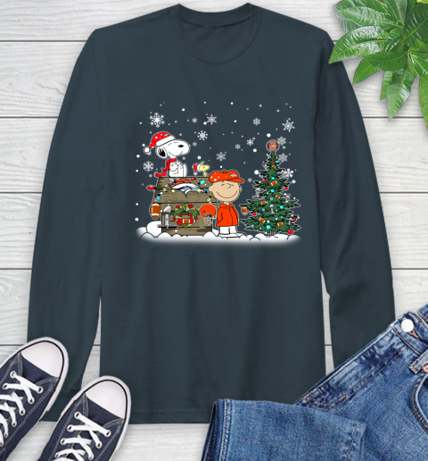 NFL Denver Broncos Snoopy Charlie Brown Christmas Football Super Bowl Sports Long Sleeve T-Shirt 9