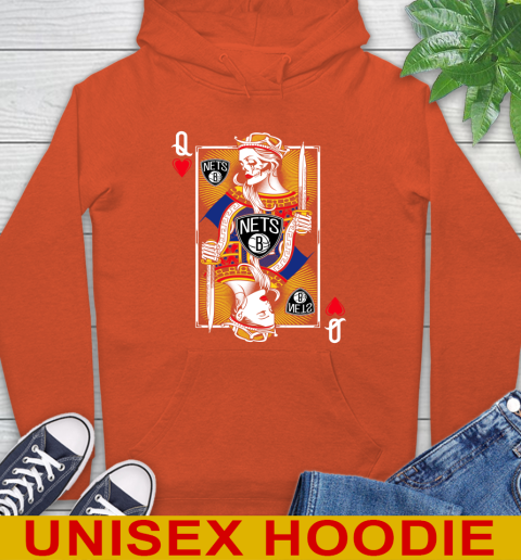 NBA Basketball Brooklyn Nets The Queen Of Hearts Card Shirt Hoodie 4