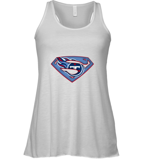 We Are Undefeatable The Tennessee Titans x Superman NFL Racerback Tank