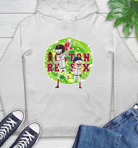 MLB Boston Red Sox Rick And Morty Commissioner's Trophy Baseball Sports Hoodie