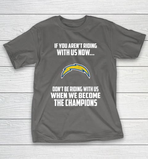 NFL Los Angeles Chargers Football We Become The Champions T-Shirt 8