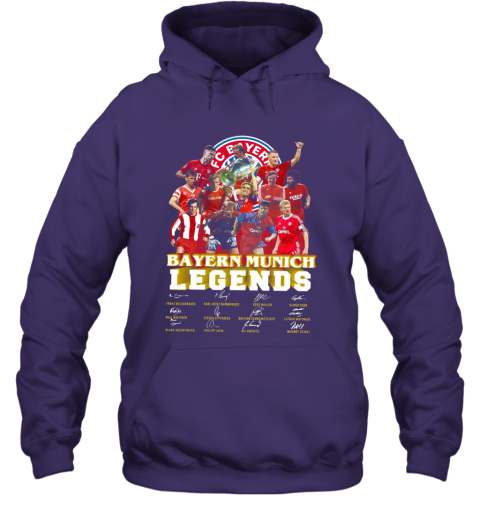 Bayern Munich Legends Players Signatures Hoodie Cheap T Shirts Store Online Shopping