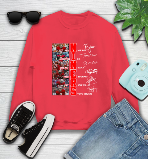 Niners Player Name And Signature San Francisco 49ers Shirts 35