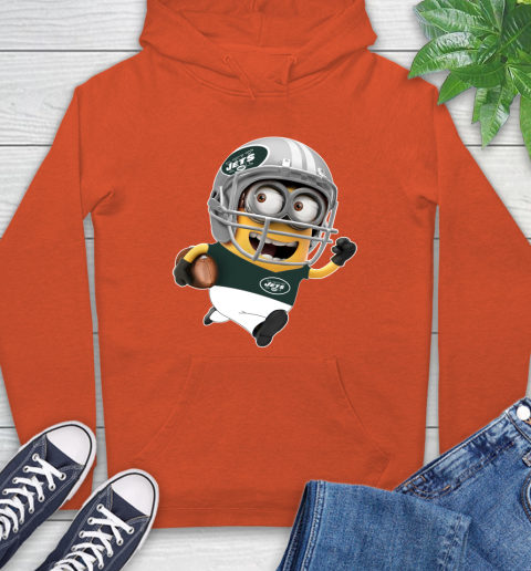 NFL New York Jets Minions Disney Football Sports Hoodie 5