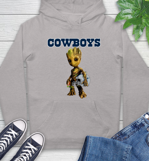 Dallas Cowboys NFL Football Groot Marvel Guardians Of The Galaxy Hoodie 12