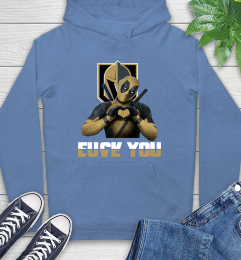 NHL Vegas Golden Knights Deadpool Love You Fuck You Hockey Sports Hoodie 11