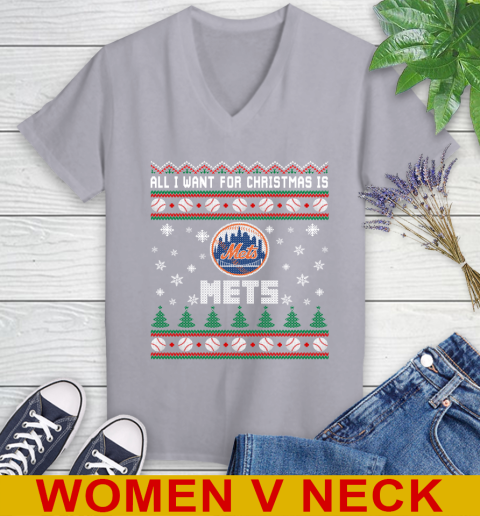 MLB All I Want For Christmas Is New York Mets Baseball Sports 76