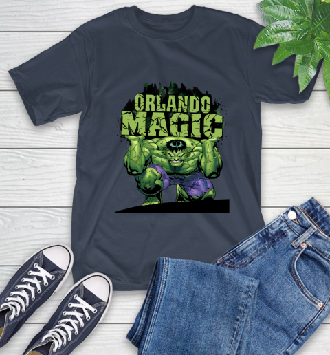 Orlando Magic NBA Basketball Incredible Hulk Marvel Avengers Sports T-Shirt 4