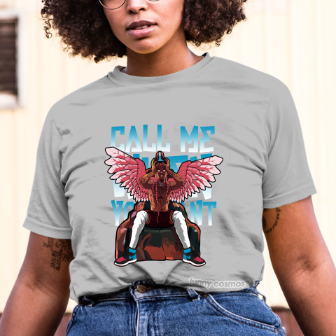 Air Jordan 1 UNC to CHI Matching Sneaker Tshirt Call Me When You Want V2 Red and Blue Jordan Tshirt