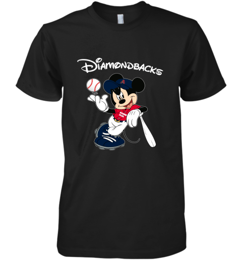 Baseball Mickey Team Arizona Diamondbacks Premium Men's T-Shirt
