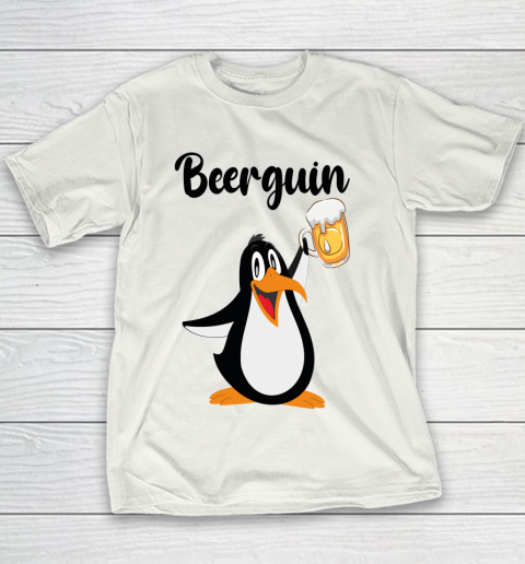 Beer Lover Funny Shirt Beerguin Youth T-Shirt