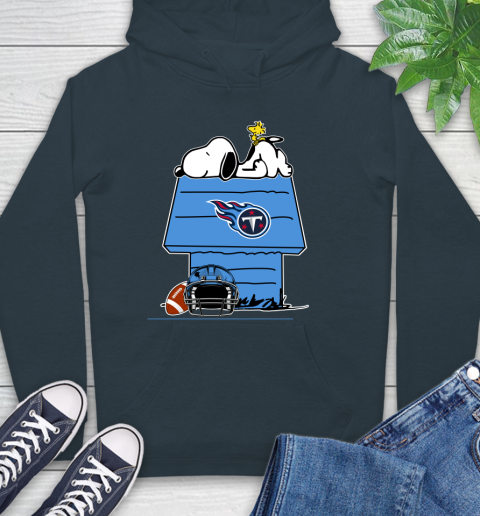 Tennessee Titans NFL Football Snoopy Woodstock The Peanuts Movie Hoodie 7