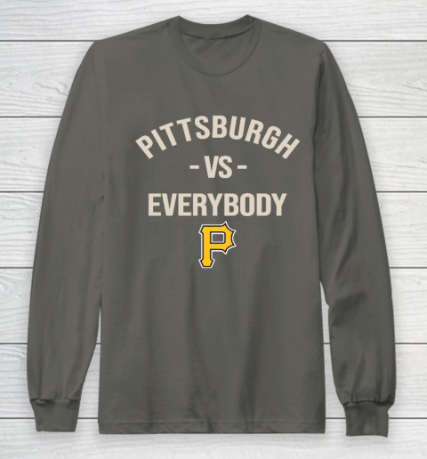Pittsburgh Pirates Vs Everybody Long Sleeve T-Shirt 5