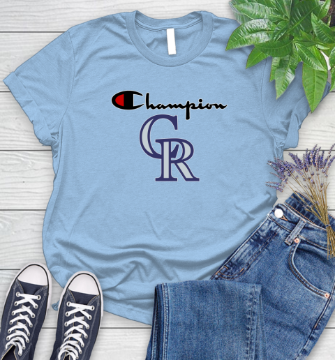 MLB Baseball Colorado Rockies Champion Shirt Women's T-Shirt 6