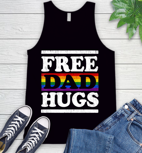 Nurse Shirt Vintage Free dad hugs rainbow Love LGBT Gay lesbian pride T Shirt Tank Top