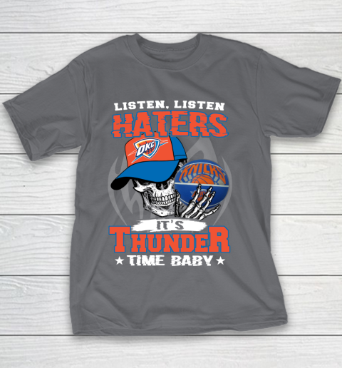 Listen Haters It is THUNGDER Time Baby NBA Youth T-Shirt 5