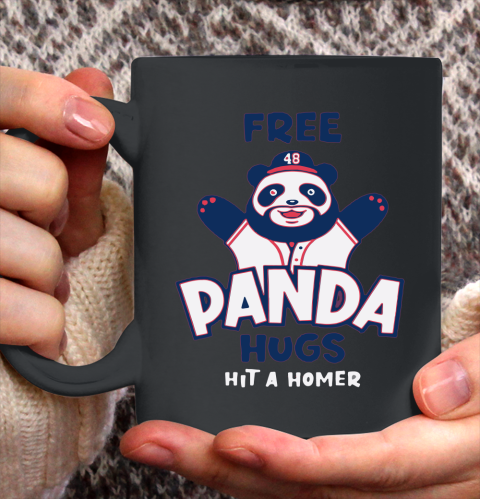 Free Panda Hugs Braves Ceramic Mug 11oz