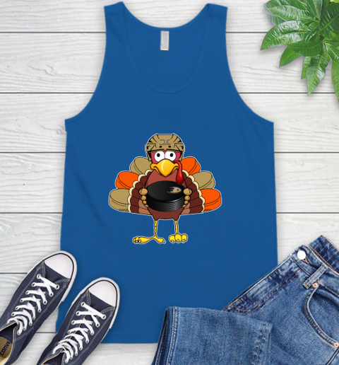 Anaheim Ducks Turkey Thanksgiving Day Tank Top 5