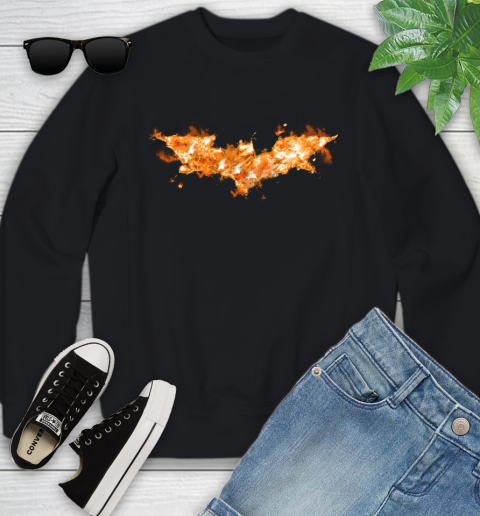 NBA San Antonio Spurs Batman Logo DC Basketball Sports Shirt Youth Sweatshirt