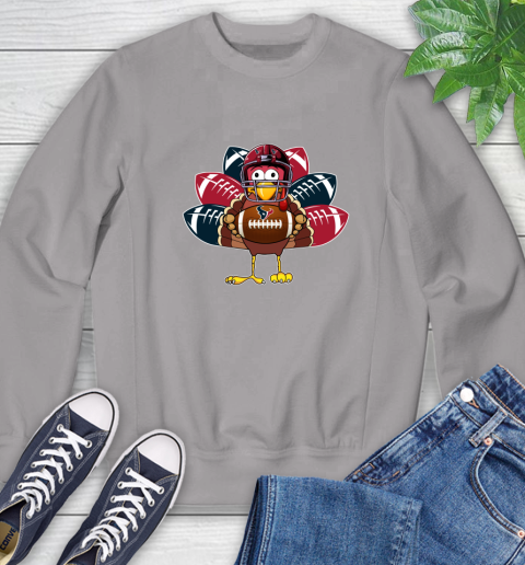 Houston Texans Turkey Thanksgiving Day Sweatshirt 5