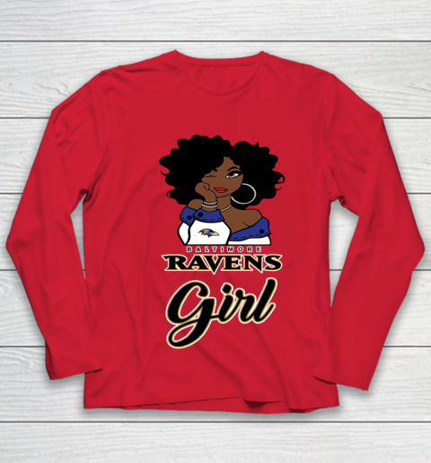 Baltimore Ravens Girl NFL Youth Long Sleeve 10