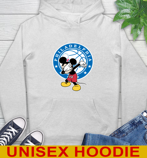 Philadelphia 76ers NBA Basketball Dabbing Mickey Disney Sports Hoodie