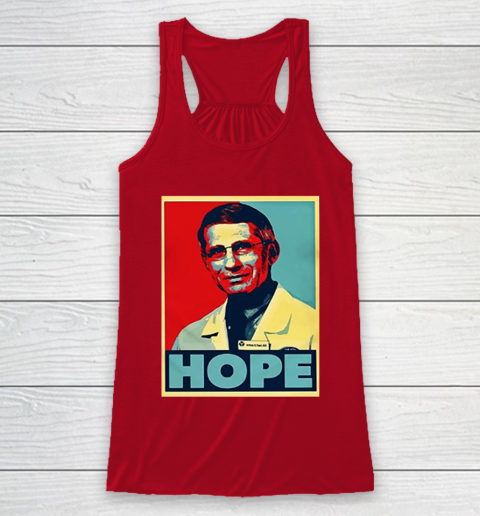 Dr Anthony Fauci Hope Racerback Tank 5