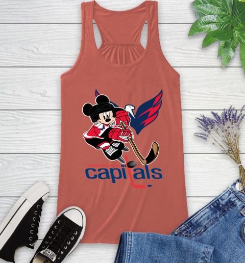 NHL Washington Capitals Mickey Mouse Disney Hockey T Shirt Racerback Tank 4