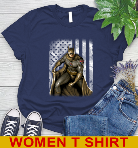 Florida Panthers NHL Hockey Batman DC American Flag Shirt Women's T-Shirt 12
