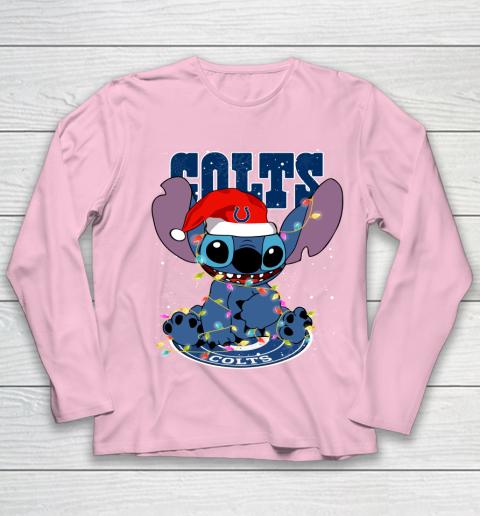 Indianapolis Colts NFL Football noel stitch Christmas Youth Long Sleeve 6