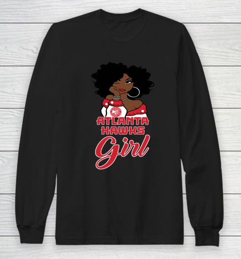 Atlanta Hawkss Girl NBA Long Sleeve T-Shirt
