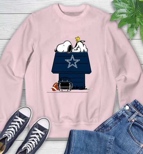 Dallas Cowboys NFL Football Snoopy Woodstock The Peanuts Movie Sweatshirt 9
