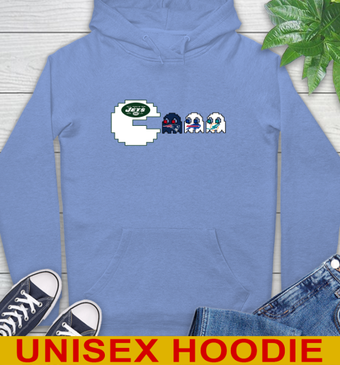 New York Jets NFL Football Pac Man Champion Hoodie 11