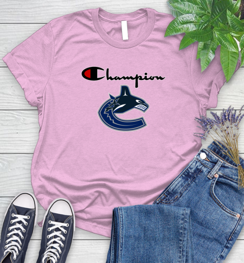NHL Hockey Vancouver Canucks Champion Shirt Women's T-Shirt 8