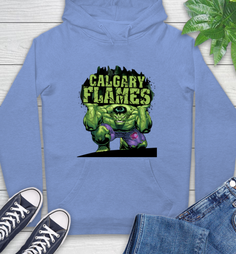 Calgary Flames NHL Hockey Incredible Hulk Marvel Avengers Sports Hoodie 11