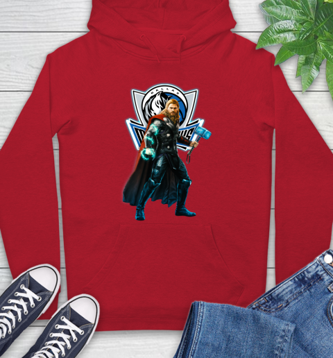 NBA Thor Avengers Endgame Basketball Dallas Mavericks Hoodie 10