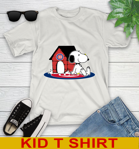 MLB Baseball Chicago Cubs Snoopy The Peanuts Movie Shirt Youth T-Shirt 12