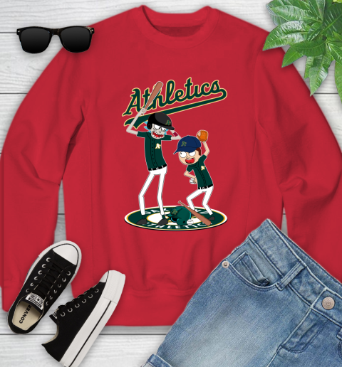 MLB Oakland Athletics Rick And Morty Baseball 123