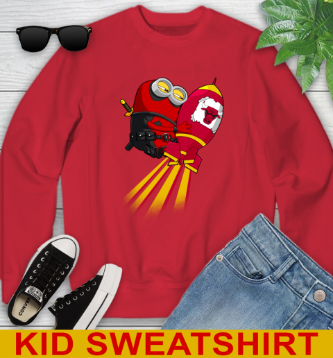 NBA Basketball Chicago Bulls Deadpool Minion Marvel Shirt Youth Sweatshirt 7